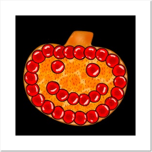 Pumpkin Pizza Posters and Art